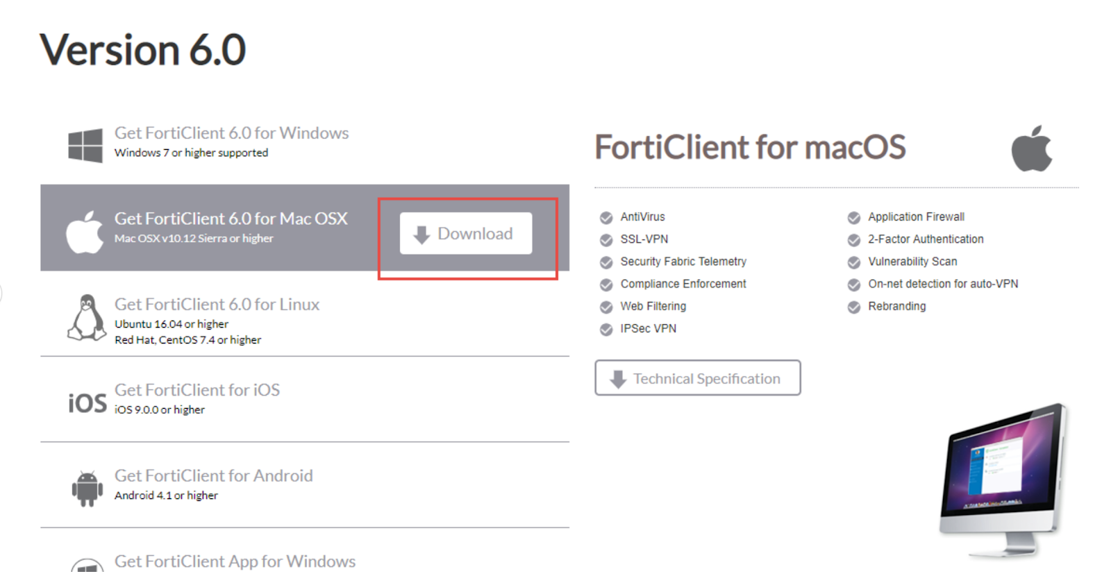 download forticlient mac